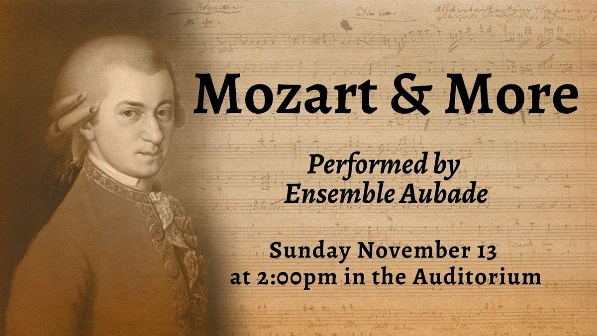 Mozart And More Performed By Ensemble Aubade James Blackstone mozart-and-more-performed-by-ensemble-aubade-james-blackstone
