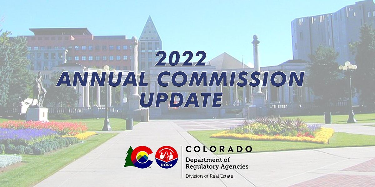 2022 Annual Commission Update To Be Determined, Fort Collins, CO