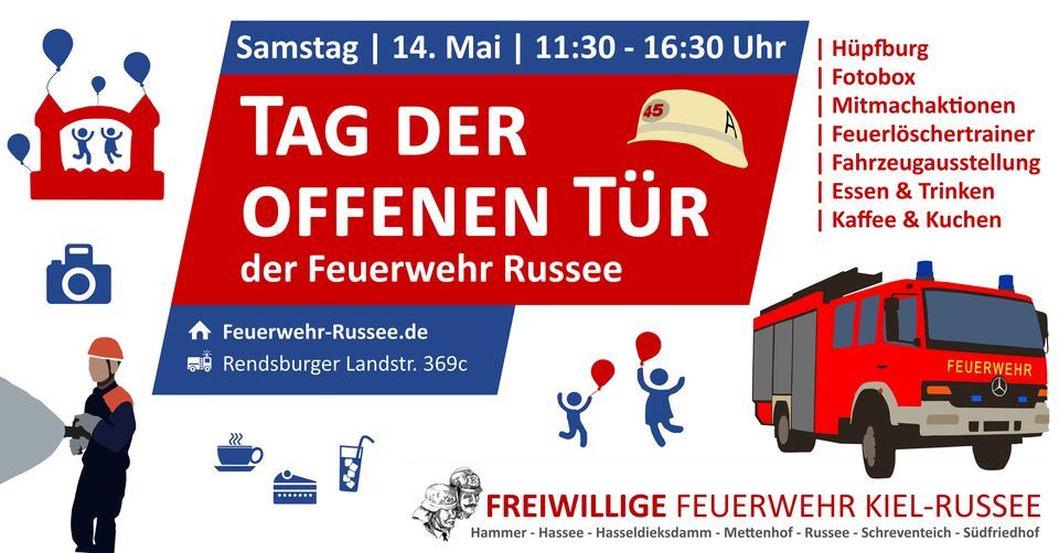 Tag der offenen T\u00fcr der Feuerwehr Russee