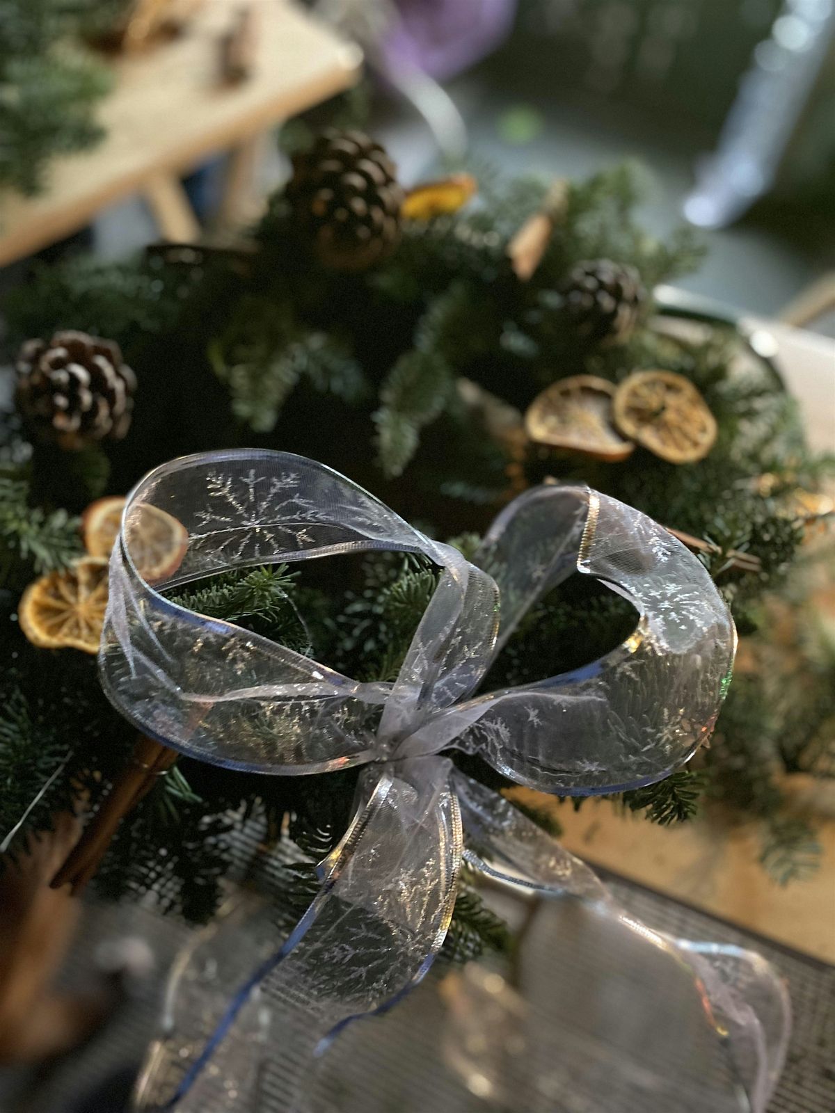 Essex Wreath Making Workshop |  Dunmow Christmas Event | Christmas In Essex