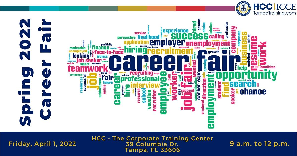 HCC Spring 2022 Career Fair HCC The Corporate Training Center