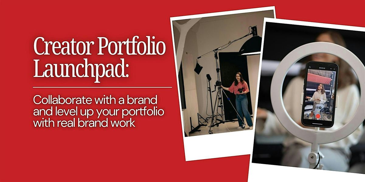 Creator Portfolio Launchpad: Photography & Content Creation Workshop