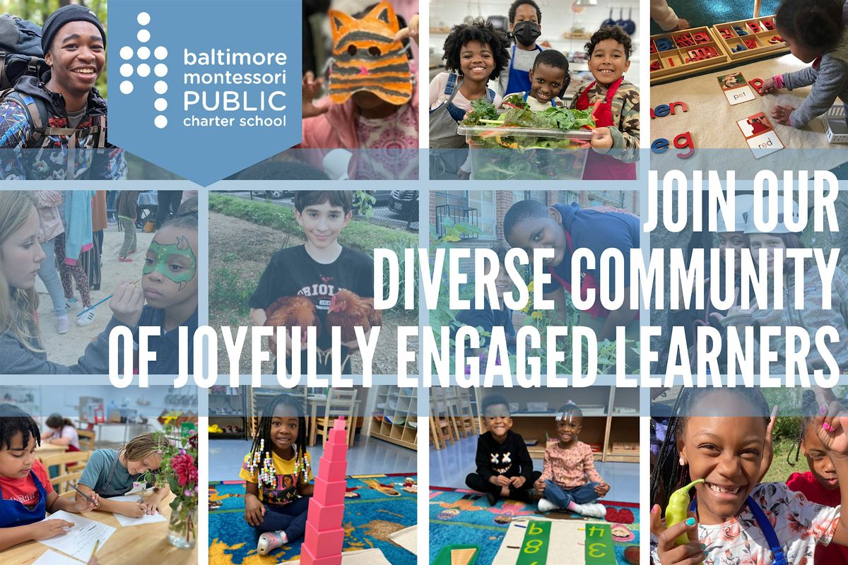 Baltimore Montessori Public Charter School: Info Session, Children's House