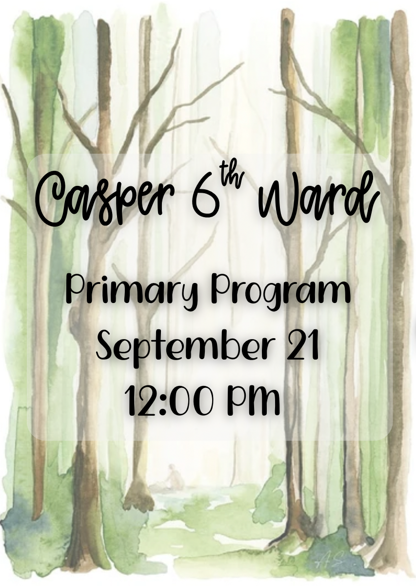 6th Ward Children's Sacrament Meeting Presentation