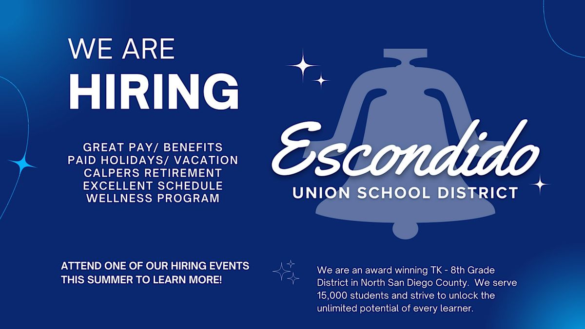 Direct Hiring Event Roster Management Hiring Event In-Person at Location Varies by Date, Please check event ...