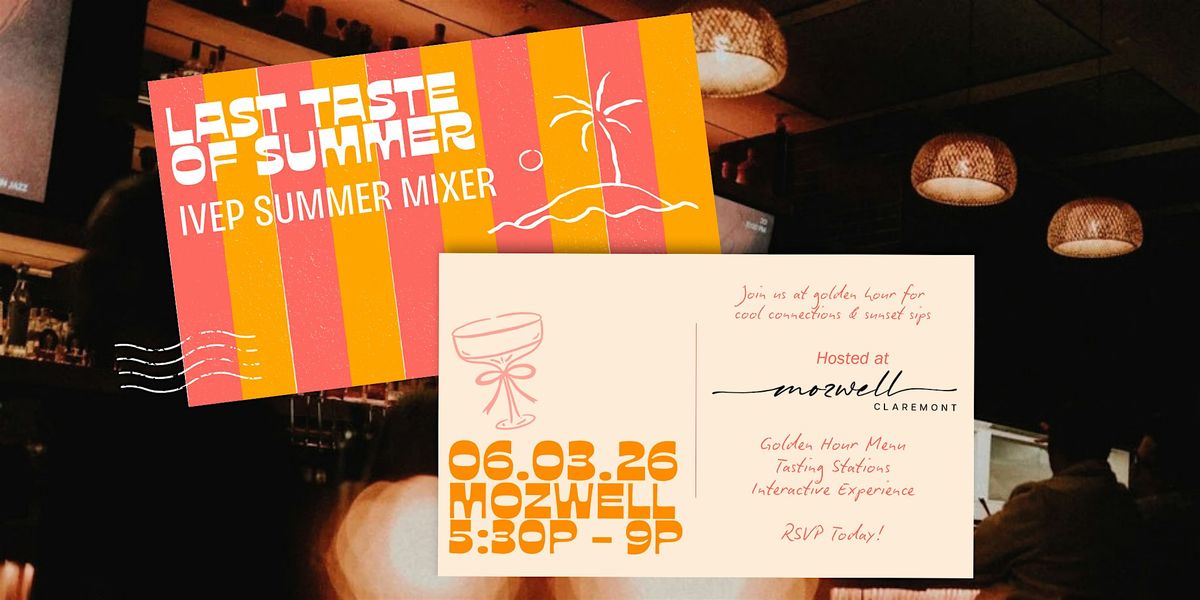 Inland Valley Event Professionals Summer Networking Mixer
