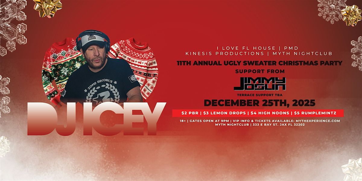 DJ ICEY at Myth Nightclub | Ugly Sweater Christmas Party | 12.25.25