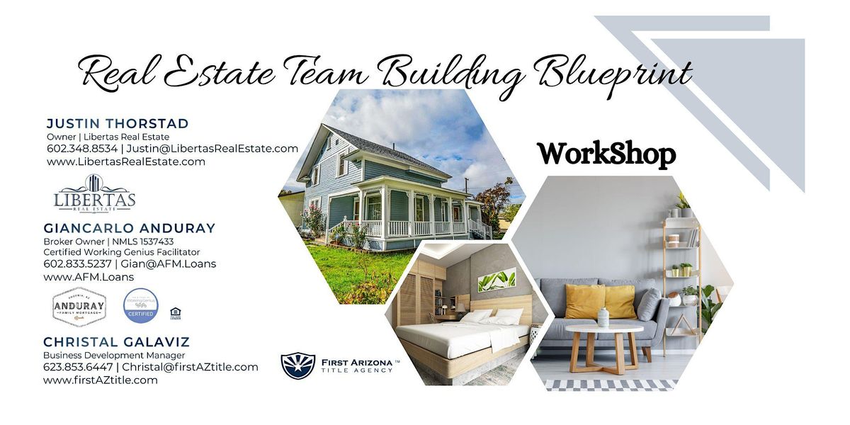 Real Estate Team Building Blueprint 1300 S Litchfield Rd, Goodyear