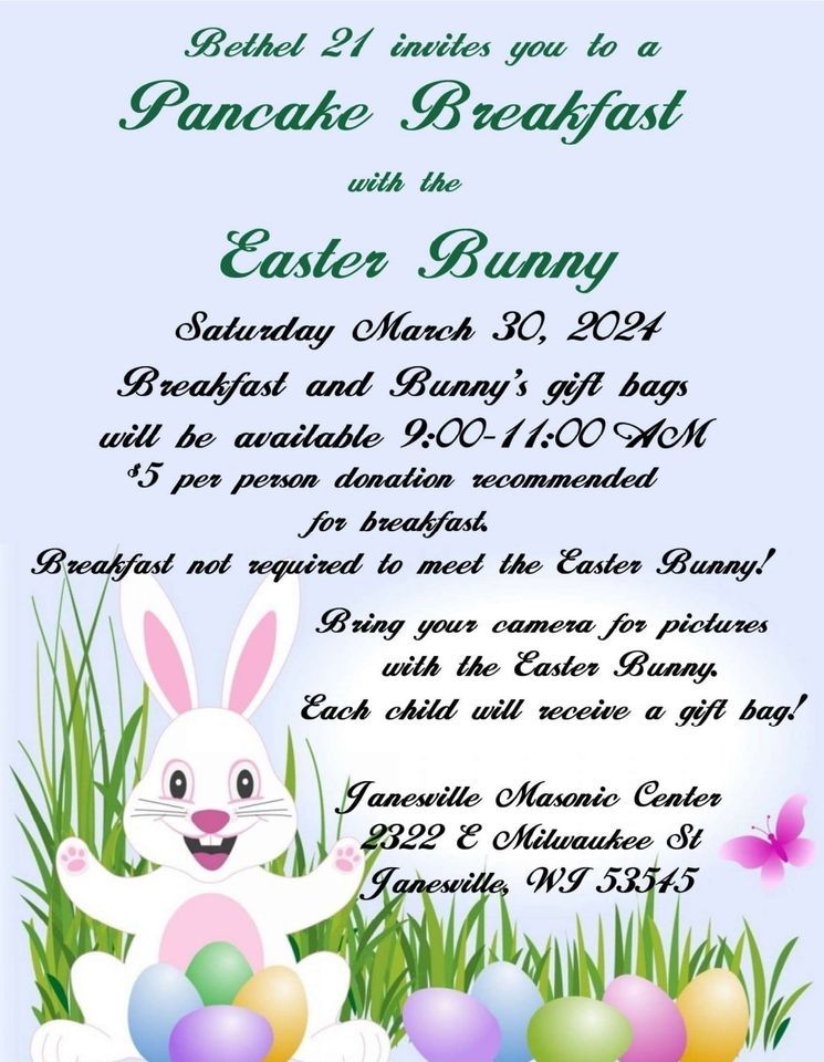 Easter Bunny Events in Janesville, WI