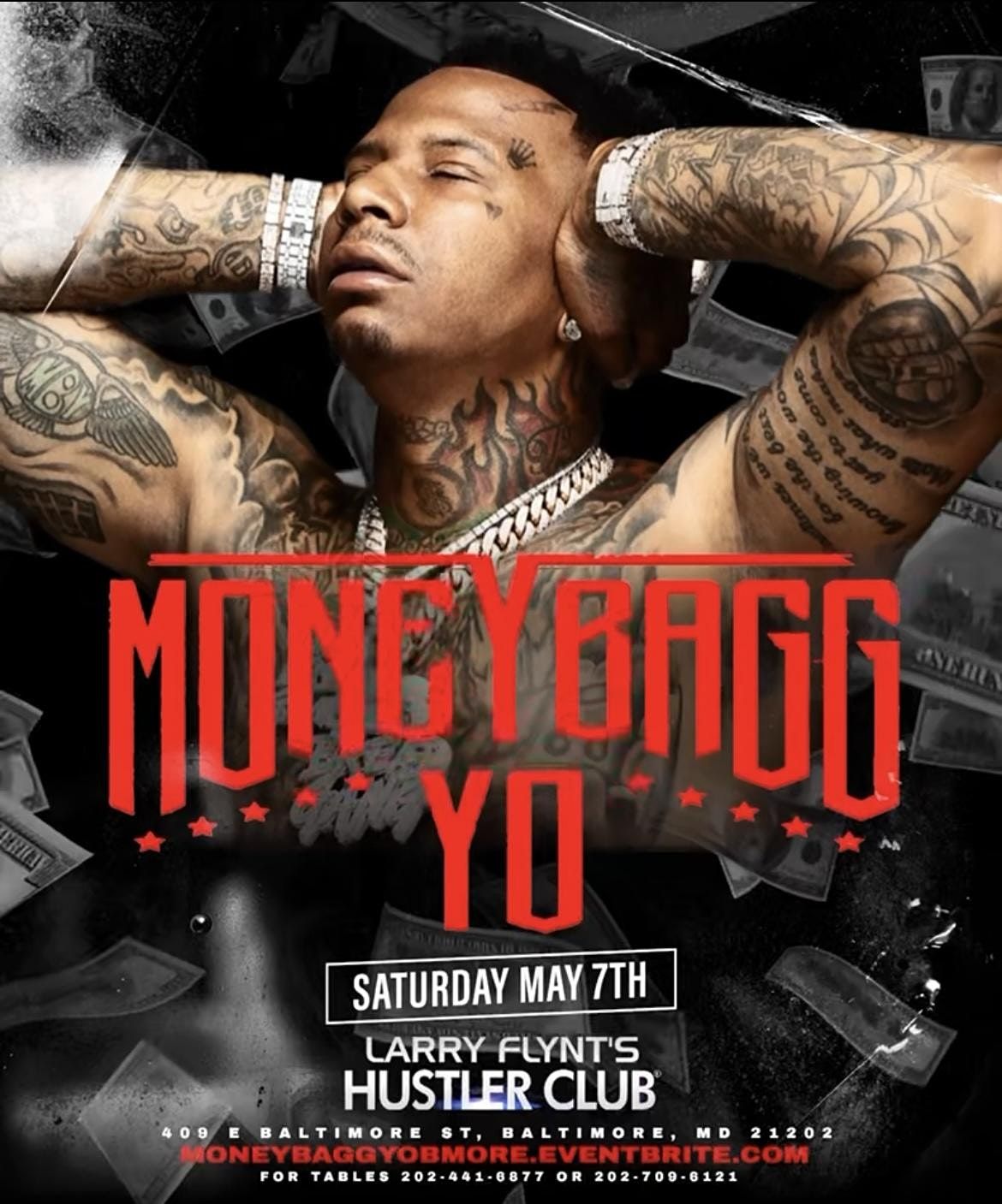 Moneybagg Yo Concert After Party #ShowtimeSaturdays at Hustler Club