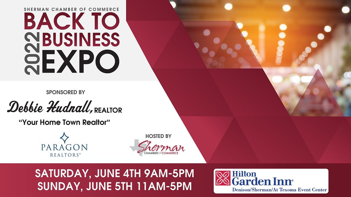 2022 Back to Business EXPO Hilton Garden Inn Denison/Sherman/At