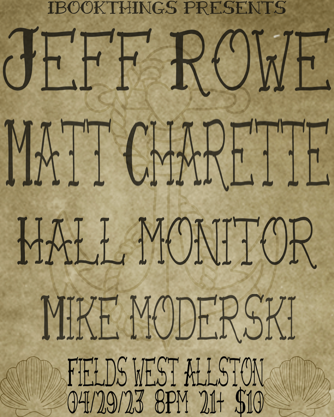 Jeff Rowe, Matt Charette, Hall Monitor & Mike Moderski | Fields West ...