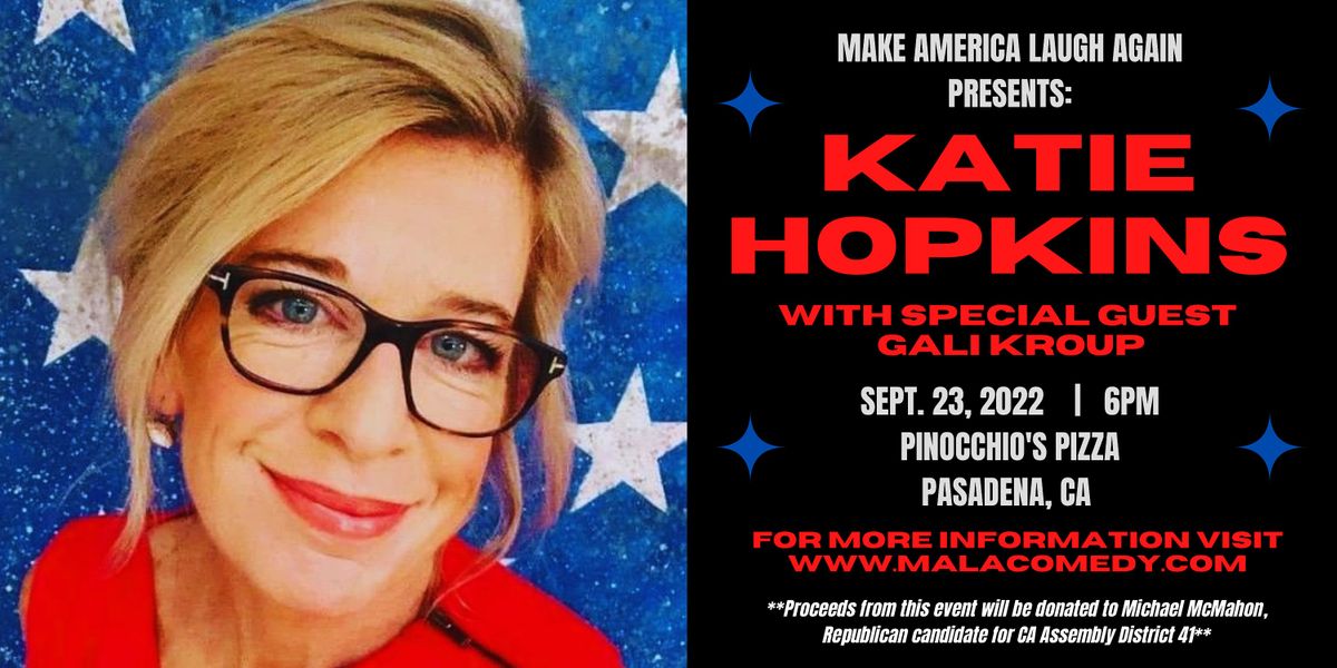 Katie Hopkins In Pasadena, 9\/23