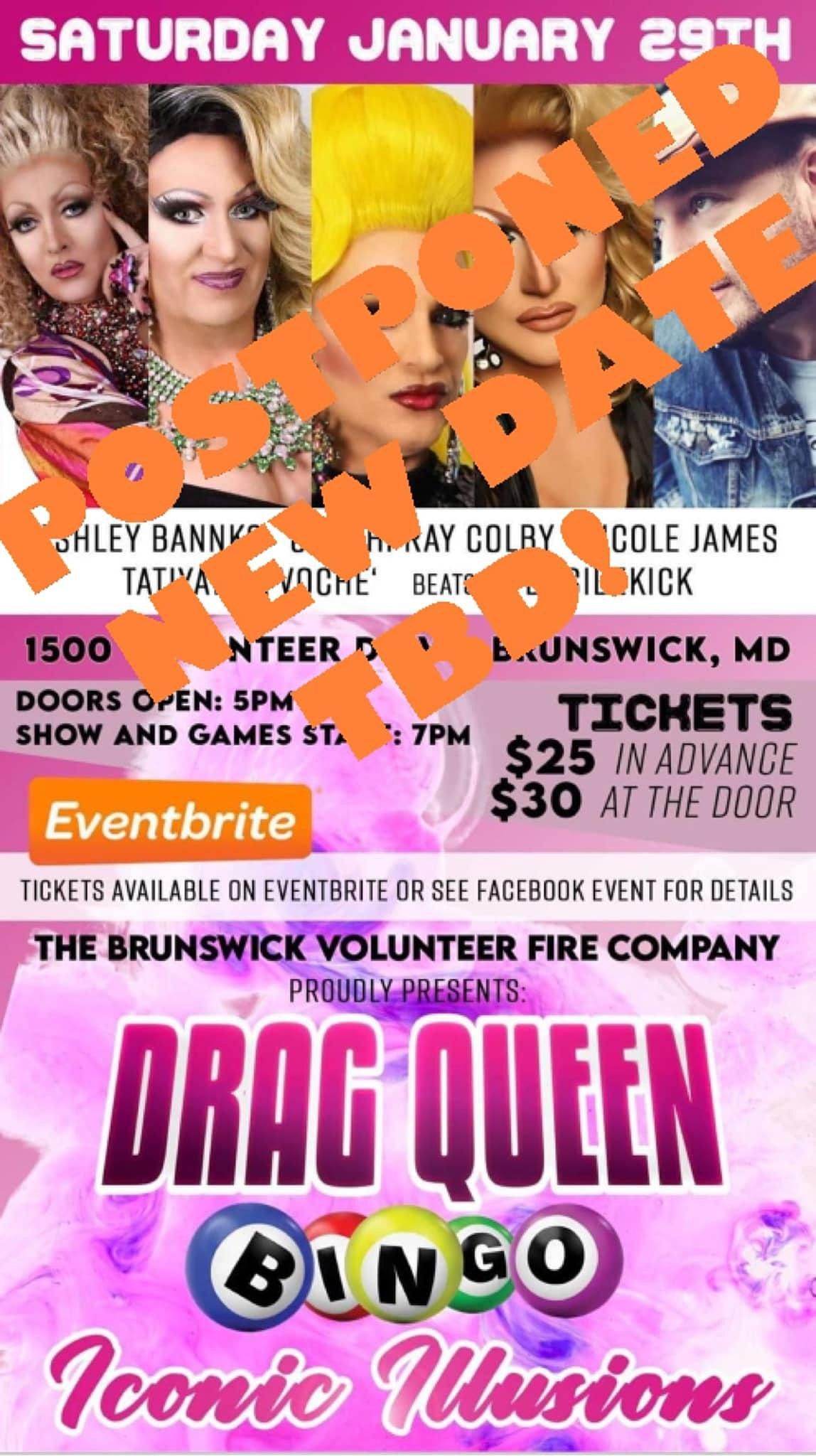 Drag Queen Bingo with the Iconic Illusions Brunswick Volunteer Fire