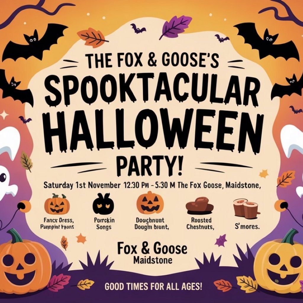 Spooktacular Halloween Party at The Fox & Goose!
