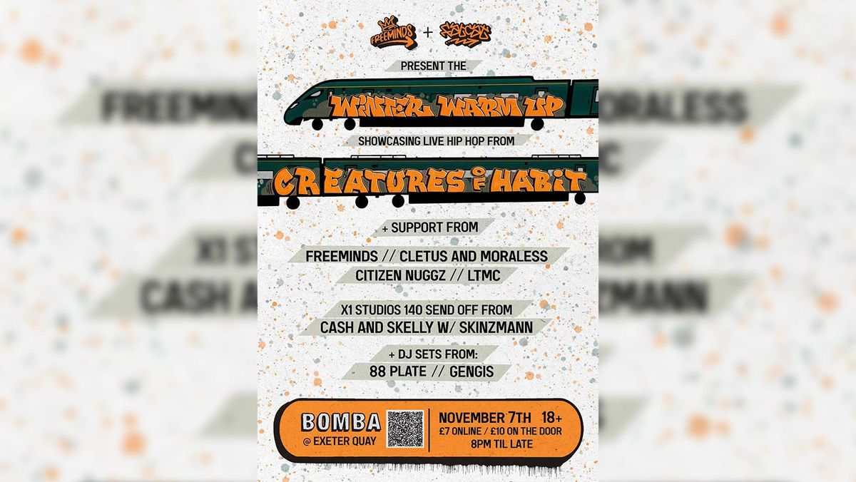 Freeminds x Fatcat Events Present The Winter Warm Up | Hip-Hop Bomba Exeter 07.11.25