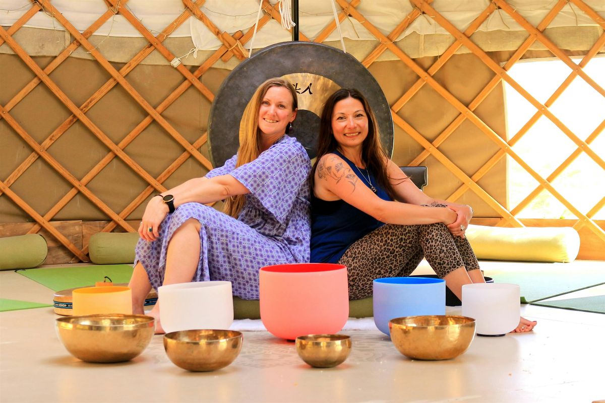 Restorative Yoga, Sound Bath and Reiki.