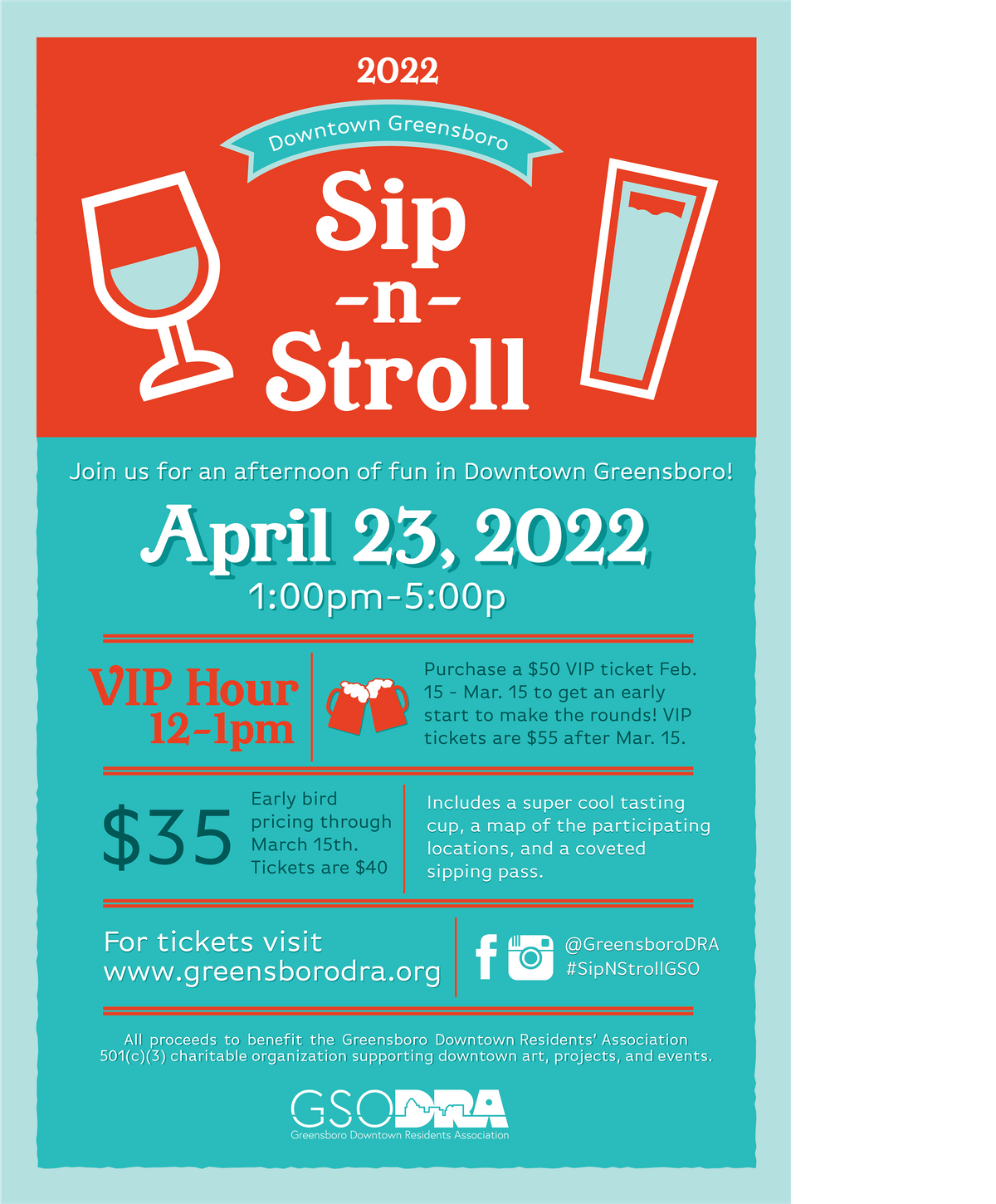 2022 SipNStroll A Beer and Wine Experience Martin Luther King