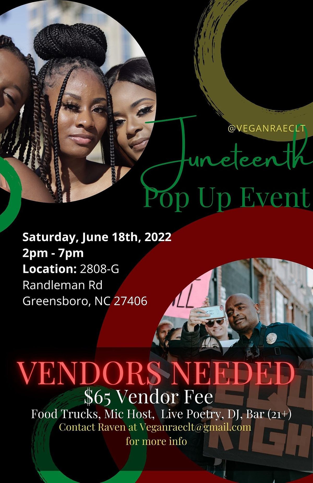 Pop Up Event Momentum Venue, Greensboro, NC June 18, 2022