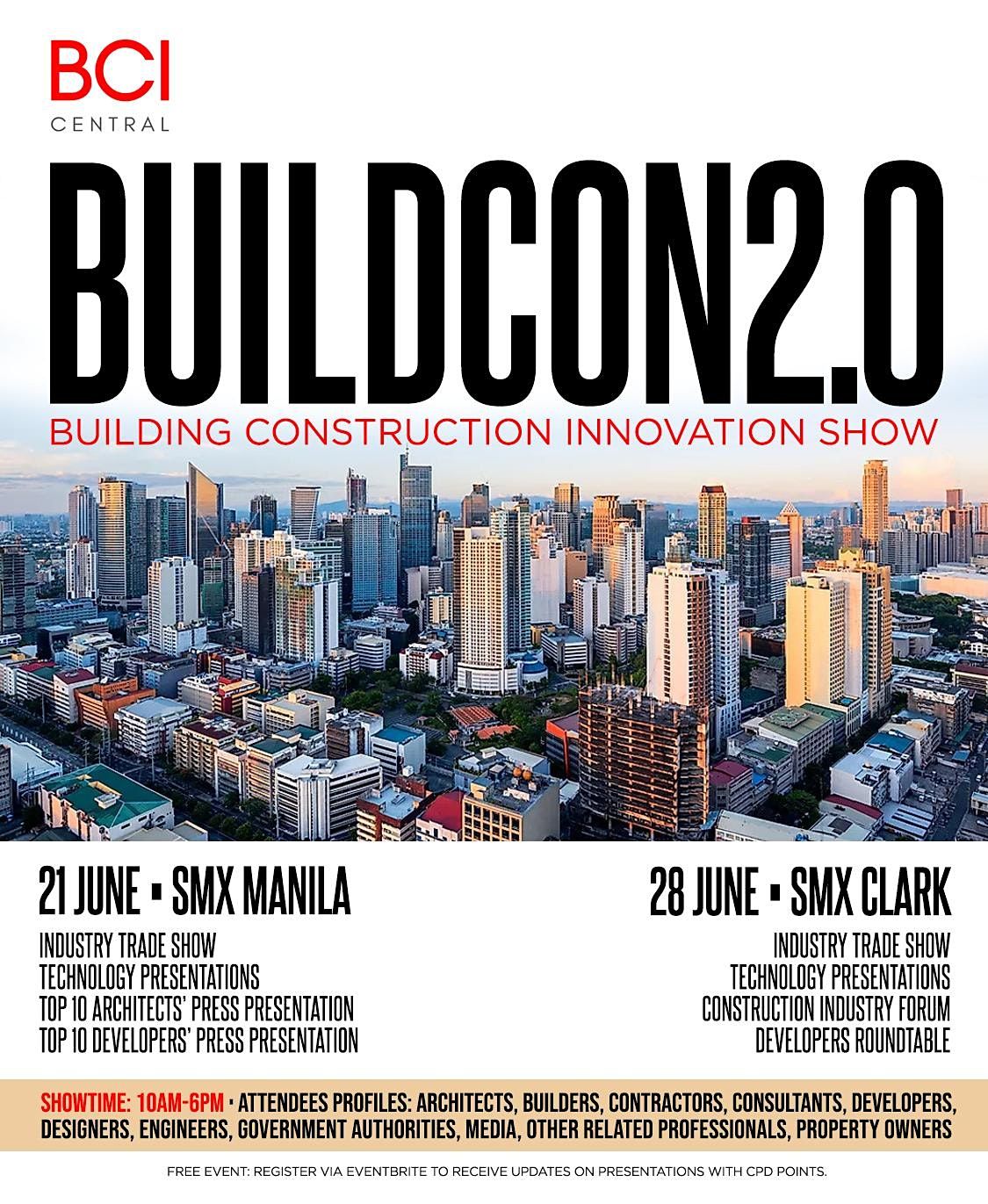 BUILDCON MANILA 2022 BCI Building Construction Innovation Show SMX