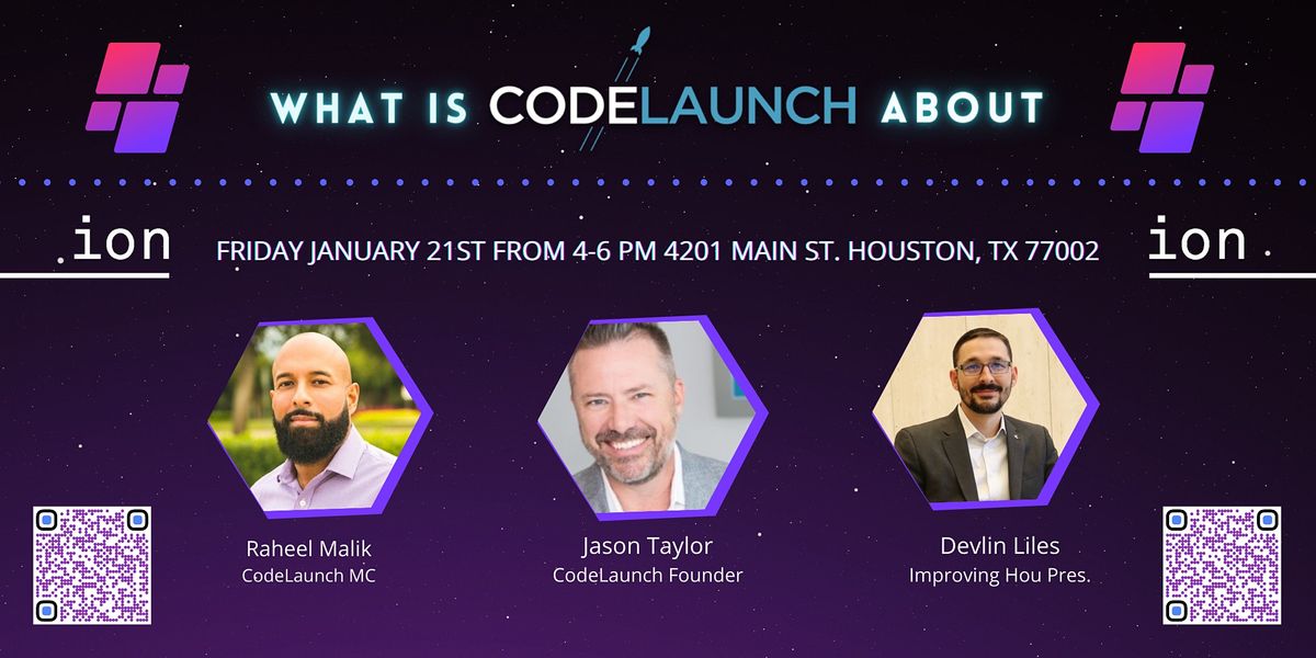 CodeLaunch Houston Kickoff - at the ION