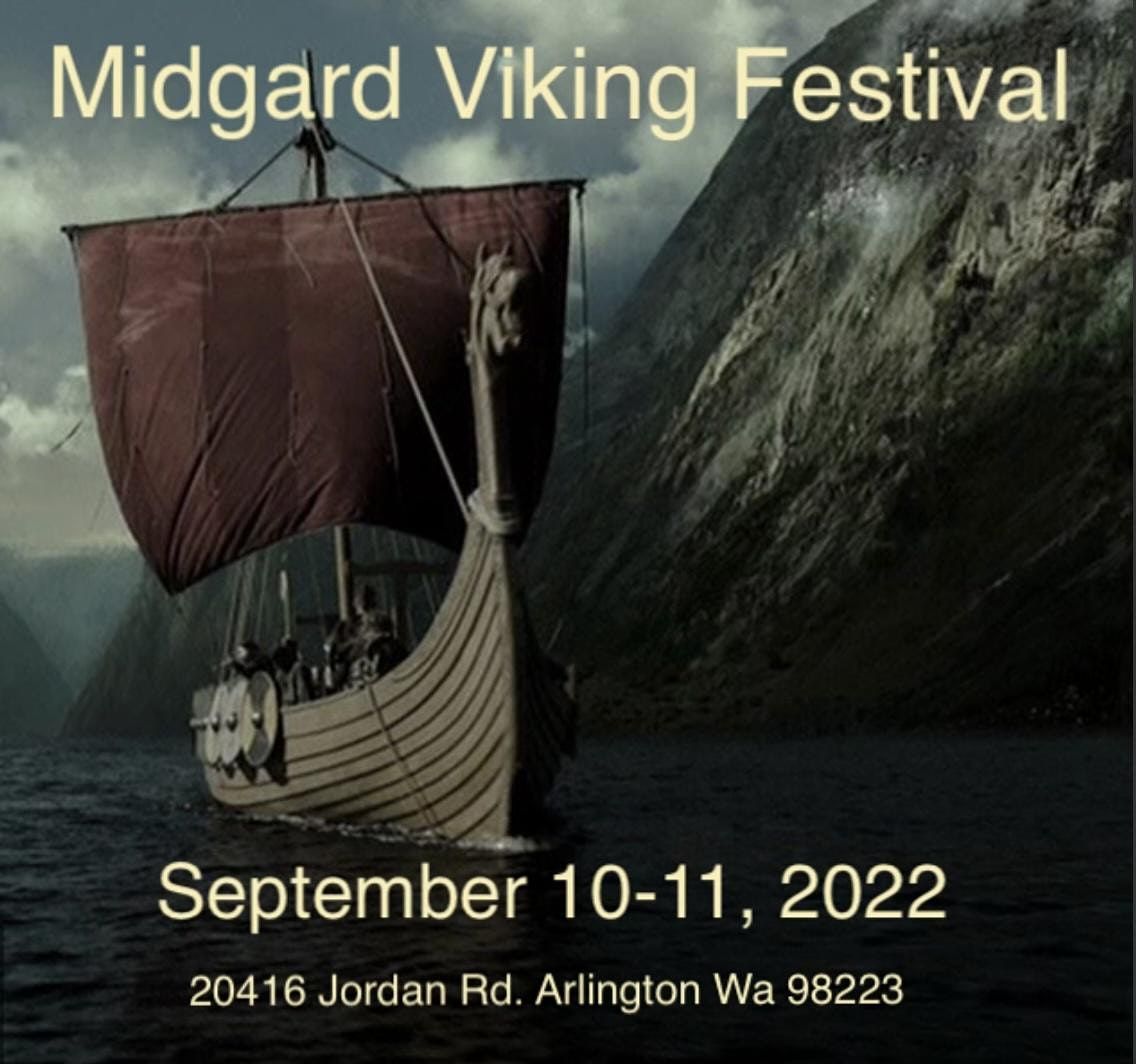 Midgard Viking Festival River Meadows County Park, Arlington, WA