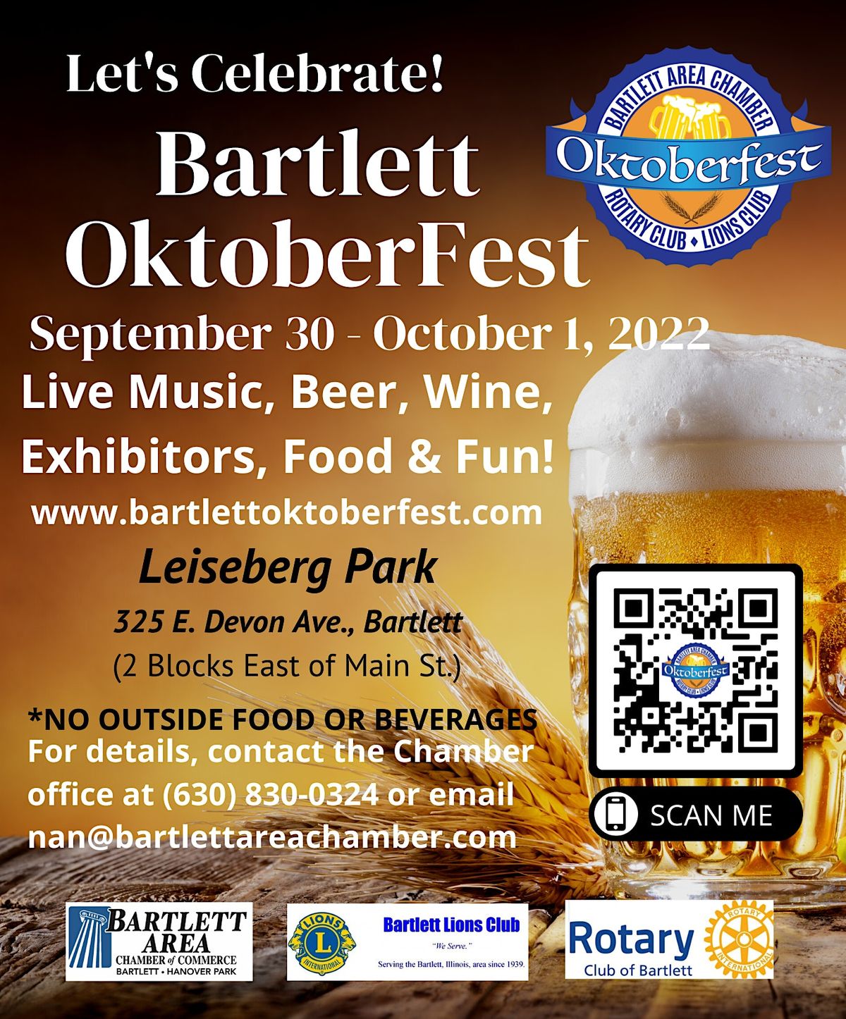 Oktoberfest in Bartlett Leiseberg Park, Bartlett, IL September 30