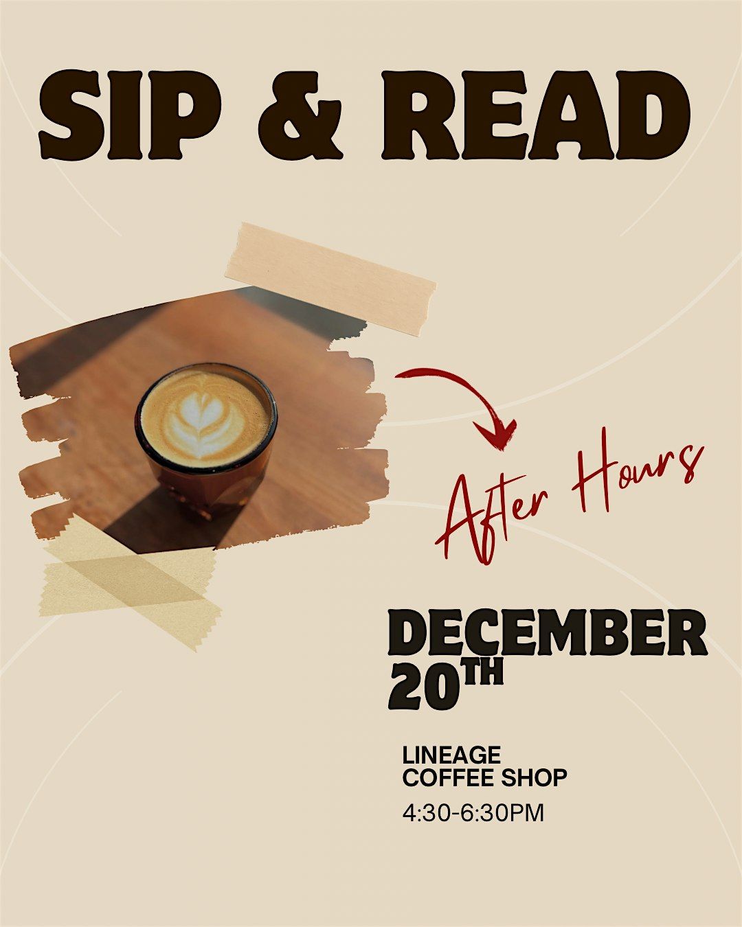 Sip & Read- Lineage coffee