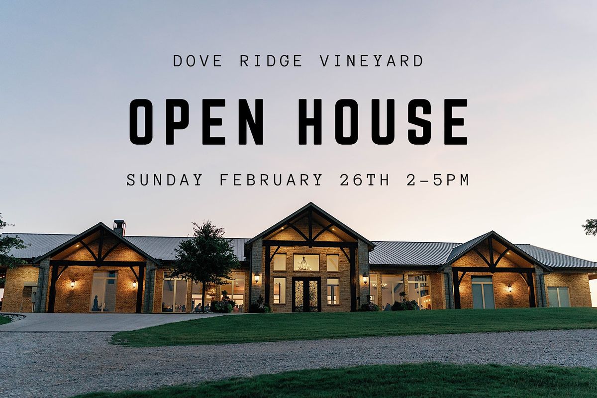 Dove Ridge Open House 2023 | Dove Ridge Vineyard, Weatherford, TX ...
