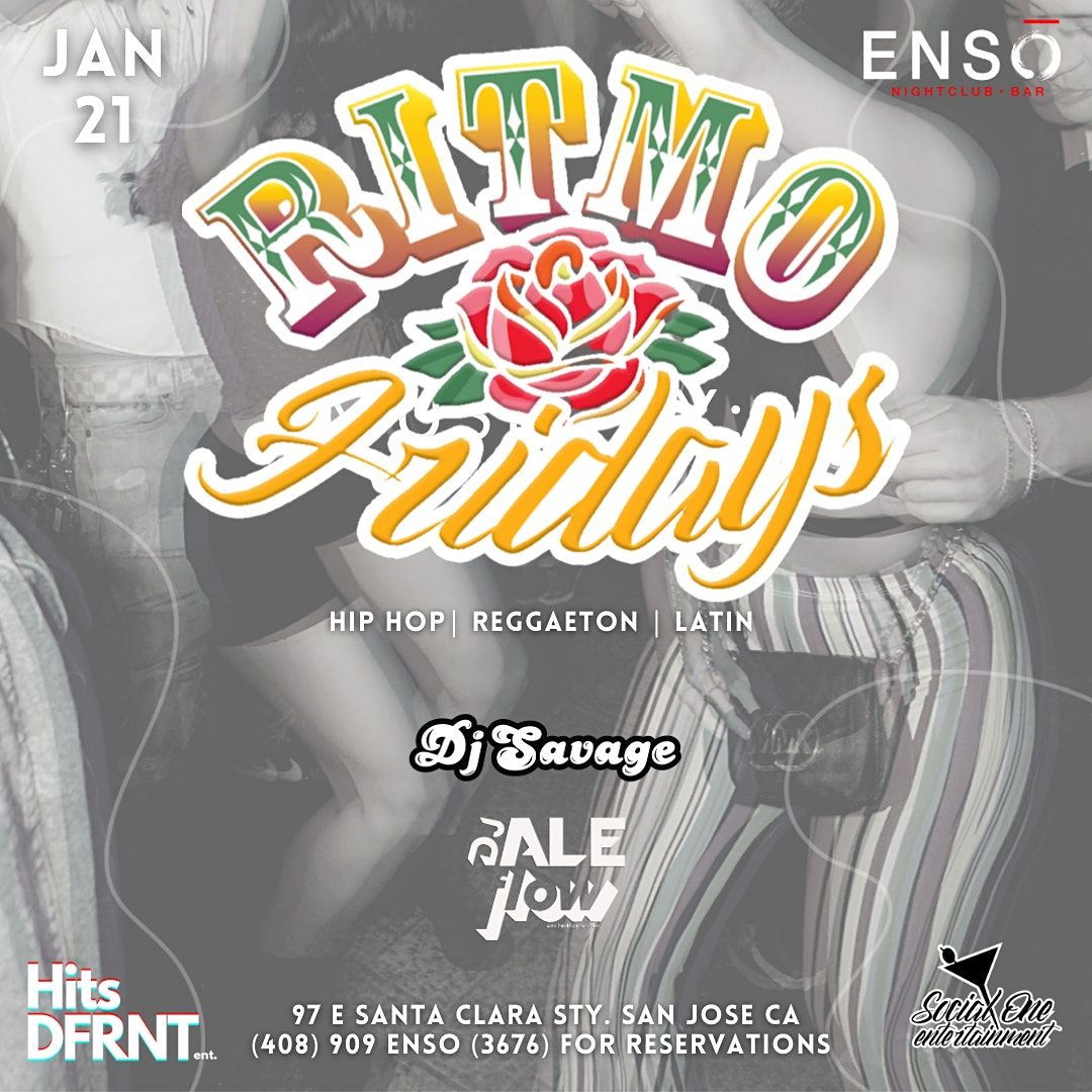 Ritmo Friday! Biggest Reggaeton And Hip Hop Party In Downtown San Jose ...