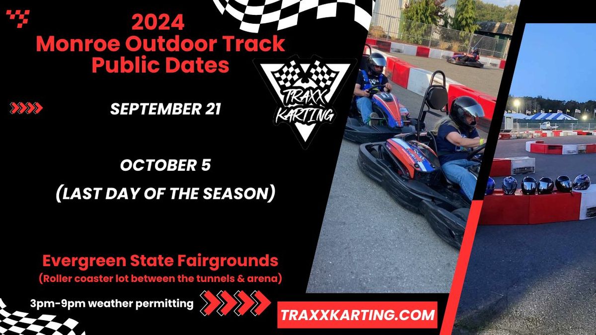 Traxx Karting Open Evergreen State Fairgrounds, Monroe, WA