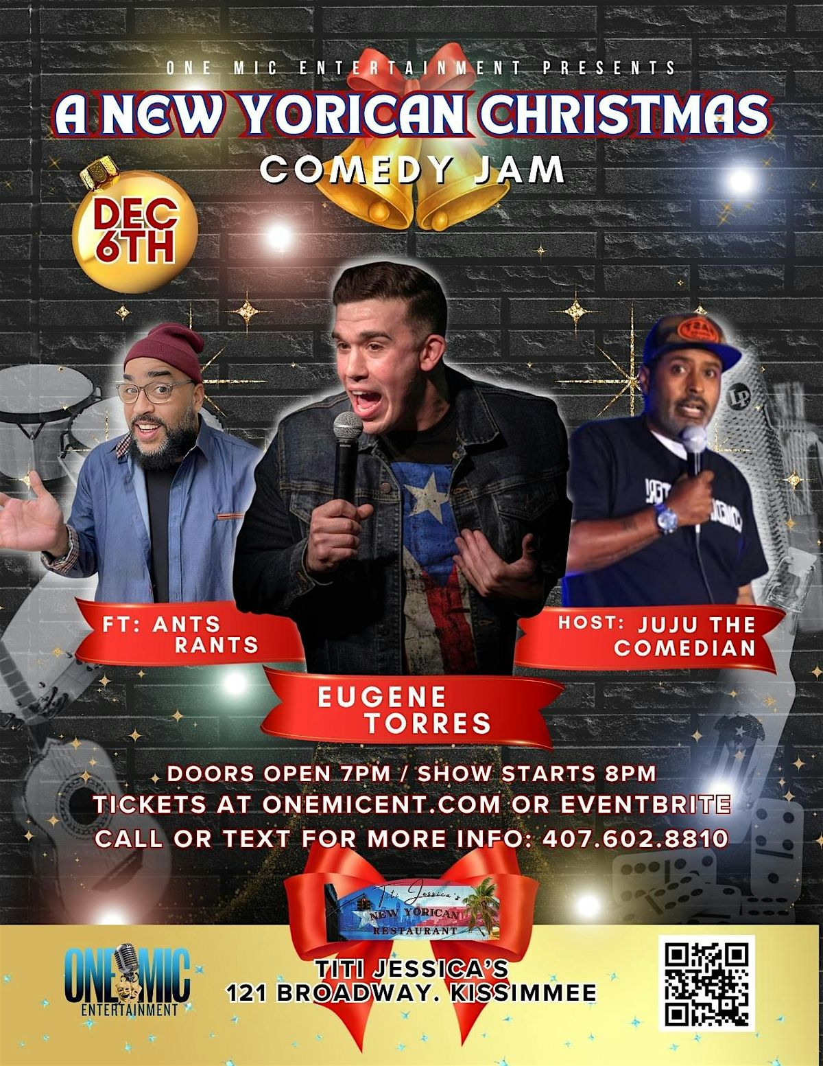 A New Yorican Christmas Comedy Jam & After Party