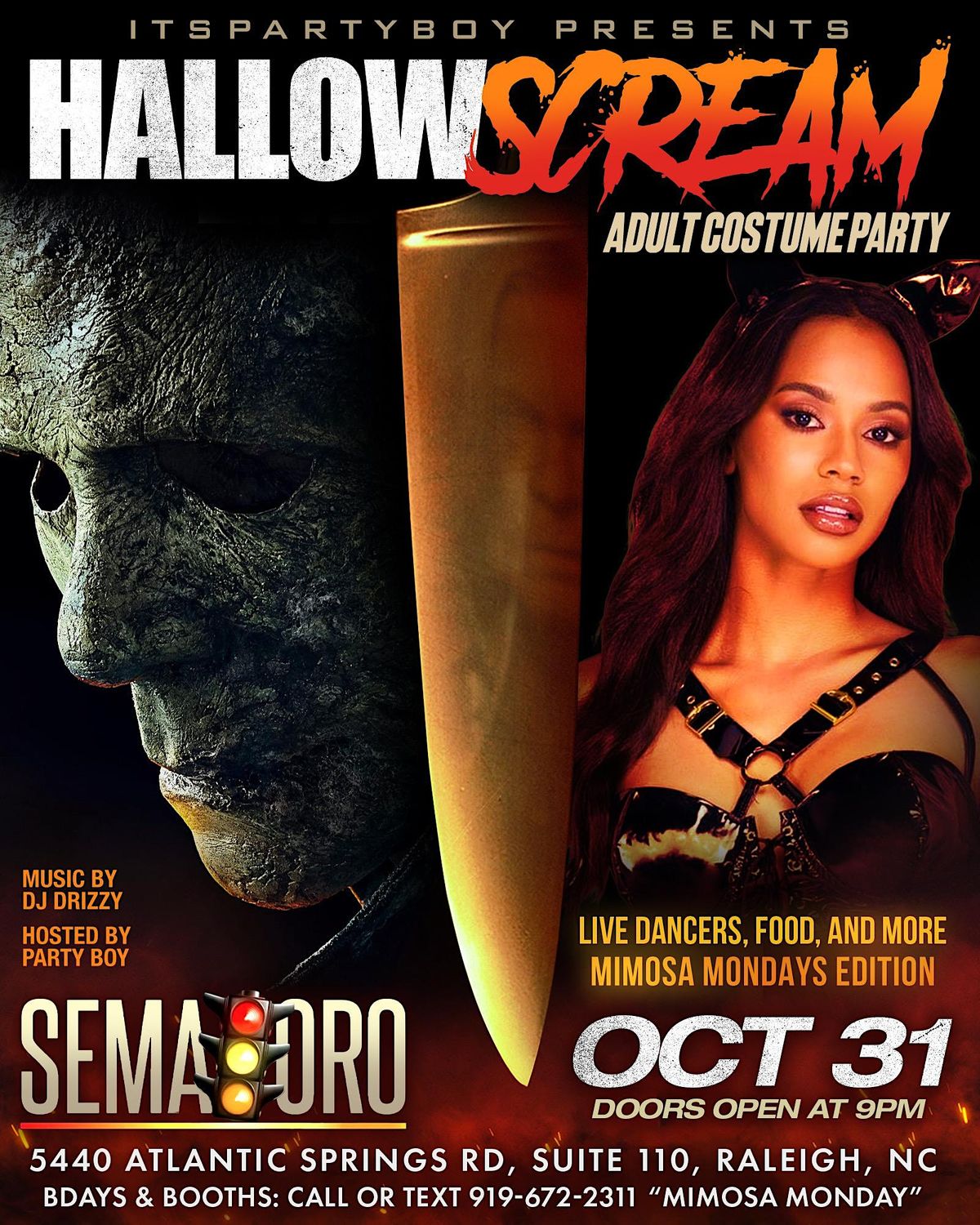 HallowSCREAM 5440 Atlantic Springs Rd, Raleigh, NC October 31 to