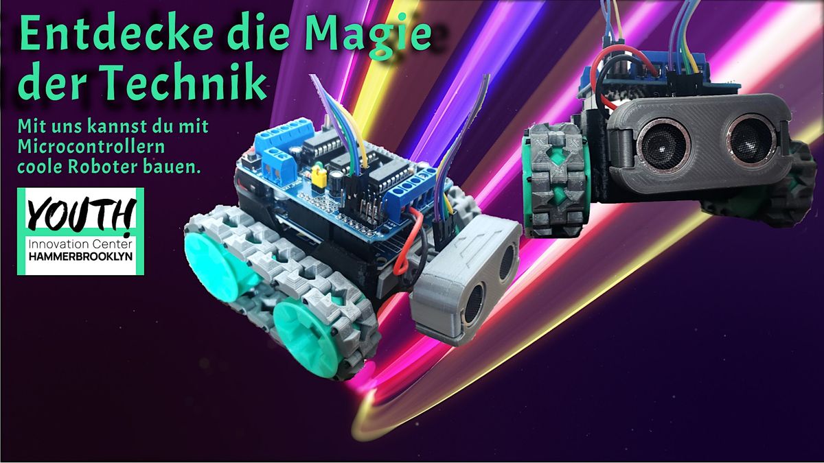 Entdecke magische Microcontroller und baue coole Roboter