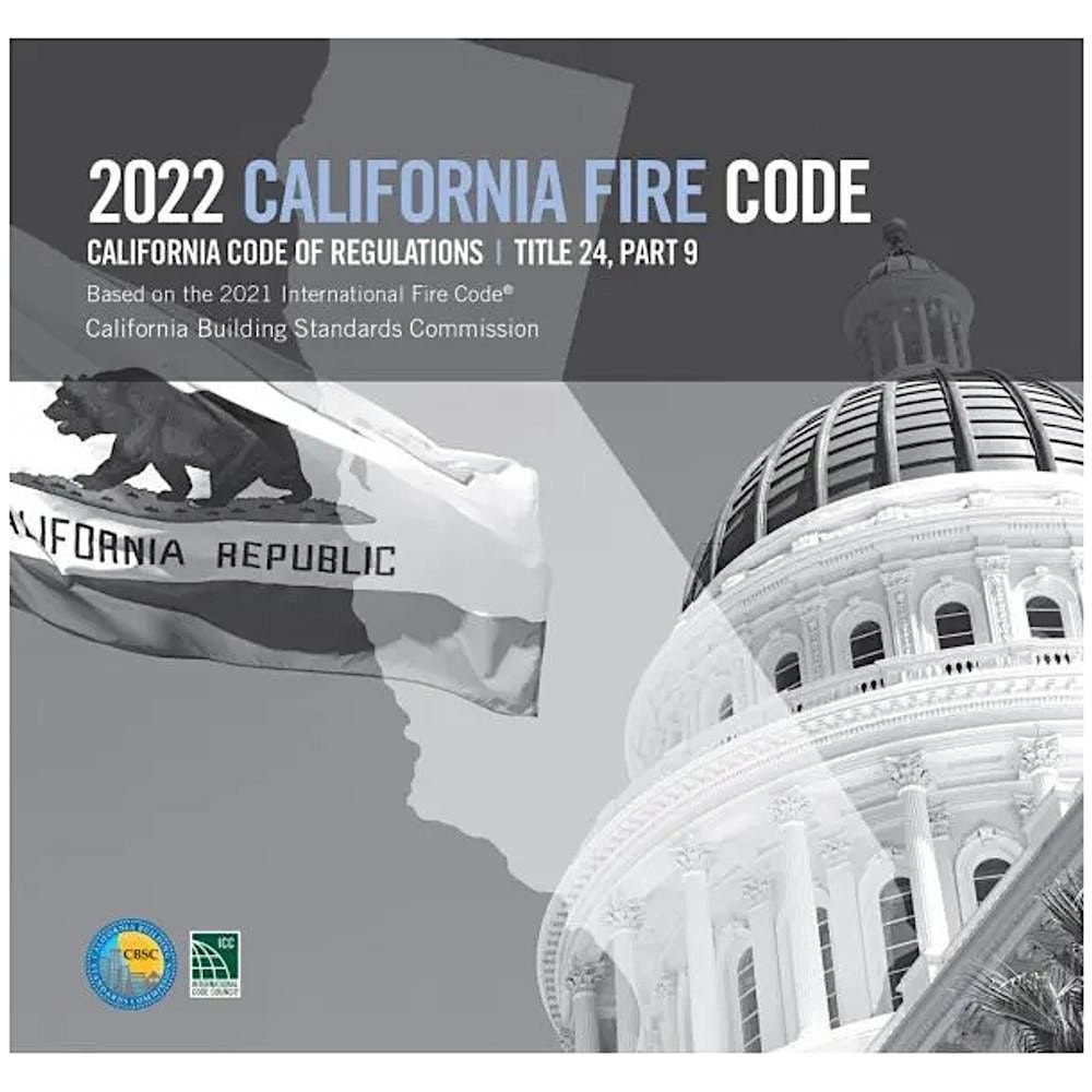 2022 California Fire Code Updates