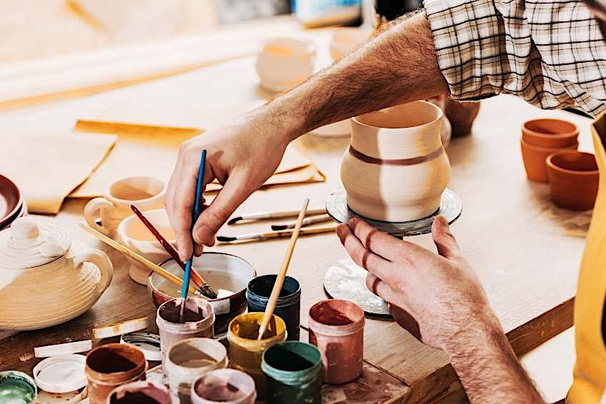 Ceramic painting at CeramiCafe