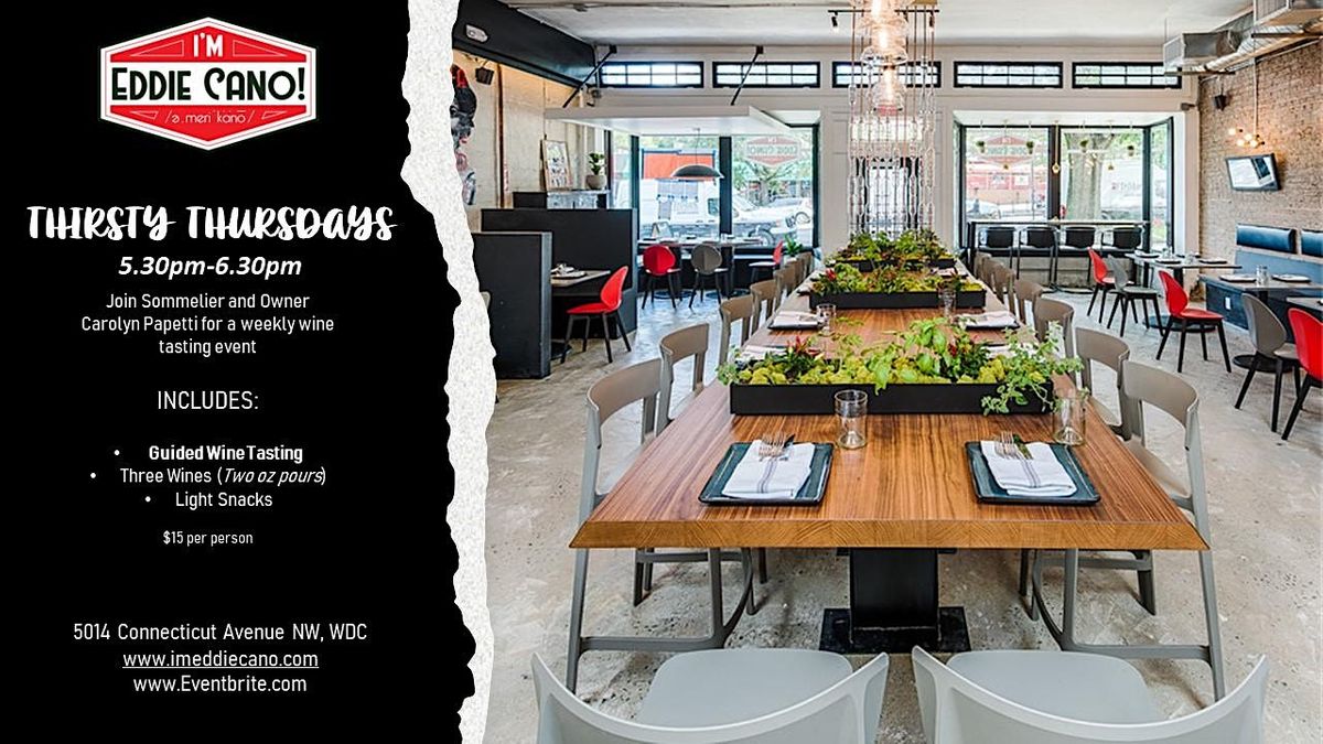 Thirsty Thursdays at I'm Eddie Cano