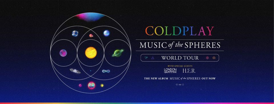 coldplay tour poster 2022 berlin