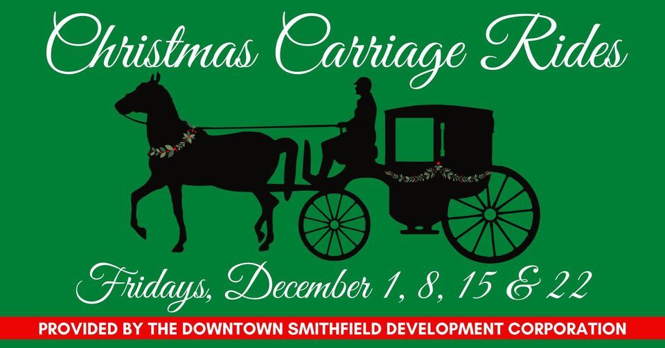 Christmas Carriage Rides Historic Downtown Smithfield, NC December