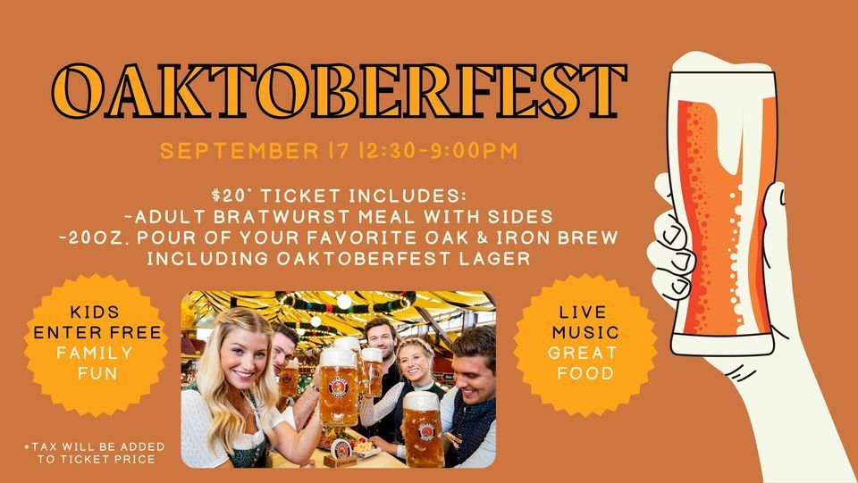 Oaktoberfest 2022 Oak & Iron Brewing Company, Andover, MA September