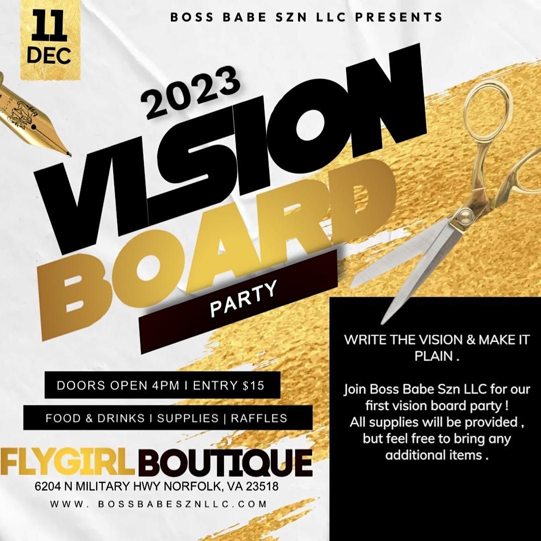 2023 Vision Board Party | Fly Girl Boutique, Norfolk, VA | December 11 ...