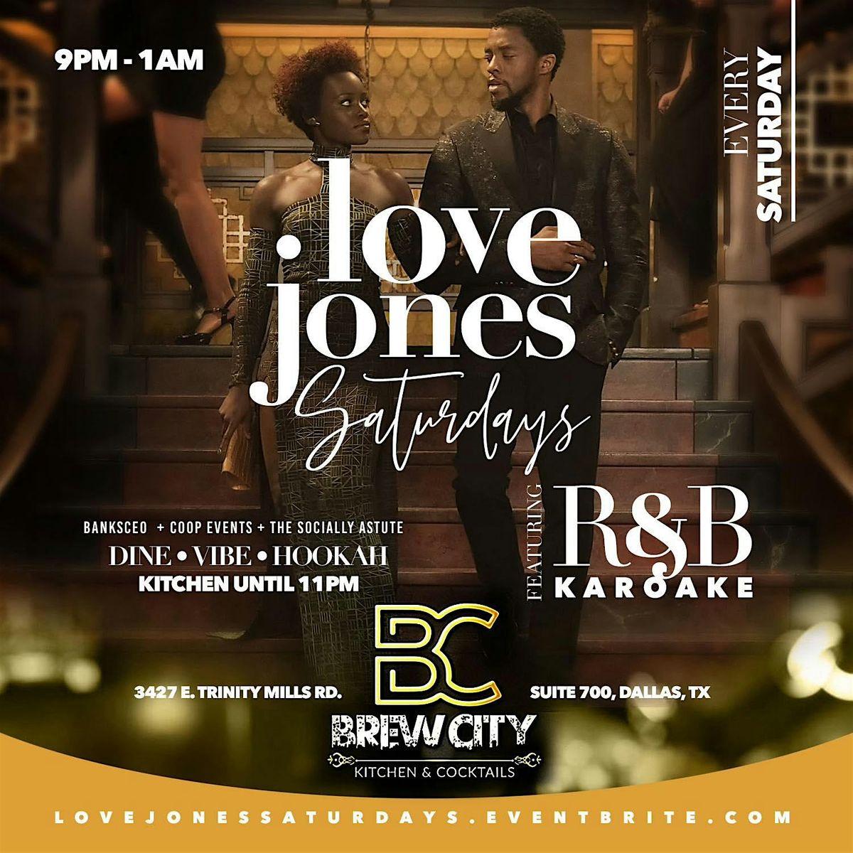 Love Jones Saturdays at Brew City Kitchen & Cocktails
