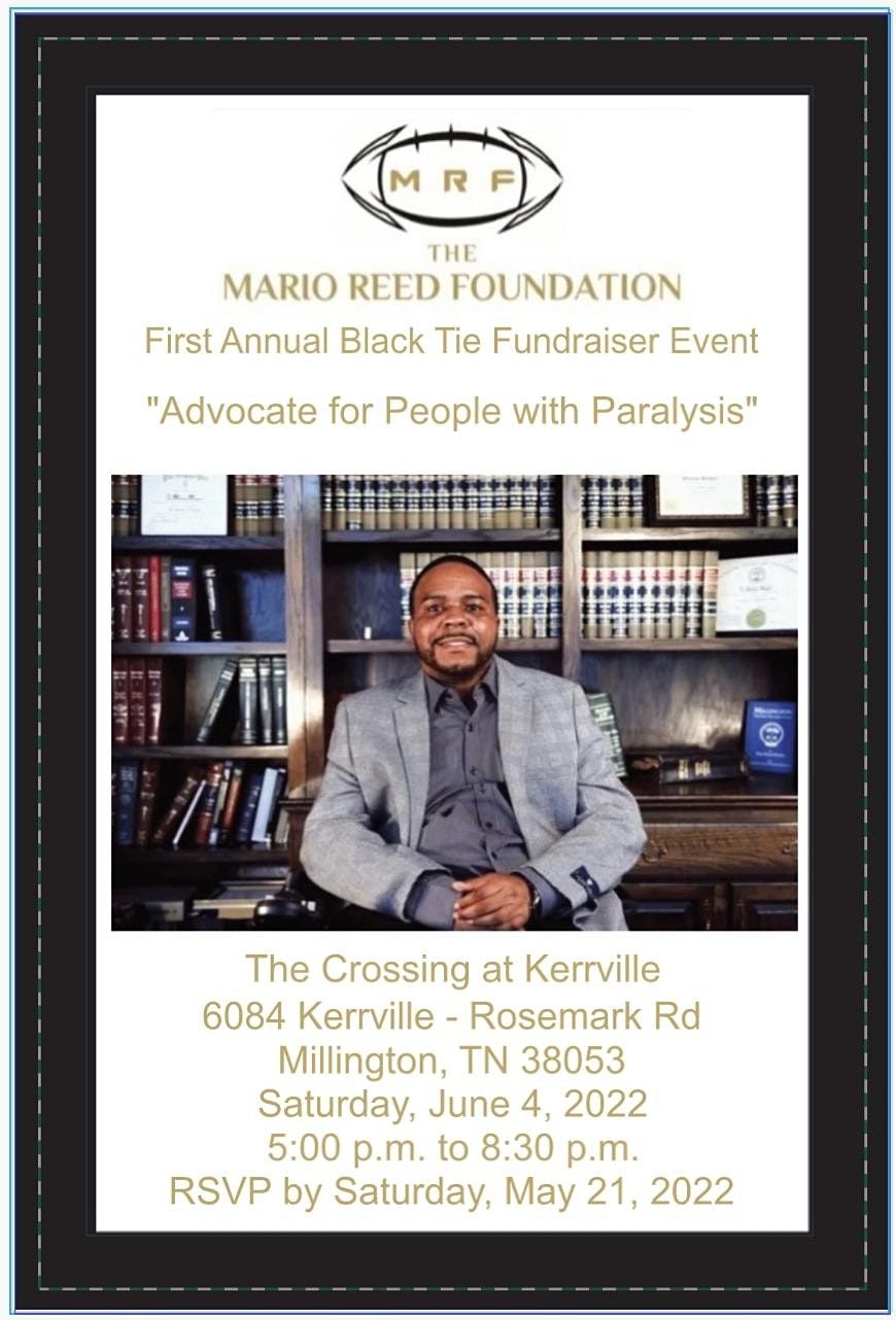 The Mario Reed Foundation First Annual Black-Tie Fundraiser Event | The ...