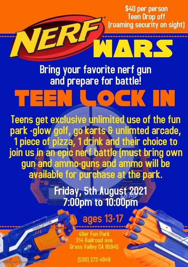 Nerf Gun Teen Lock In