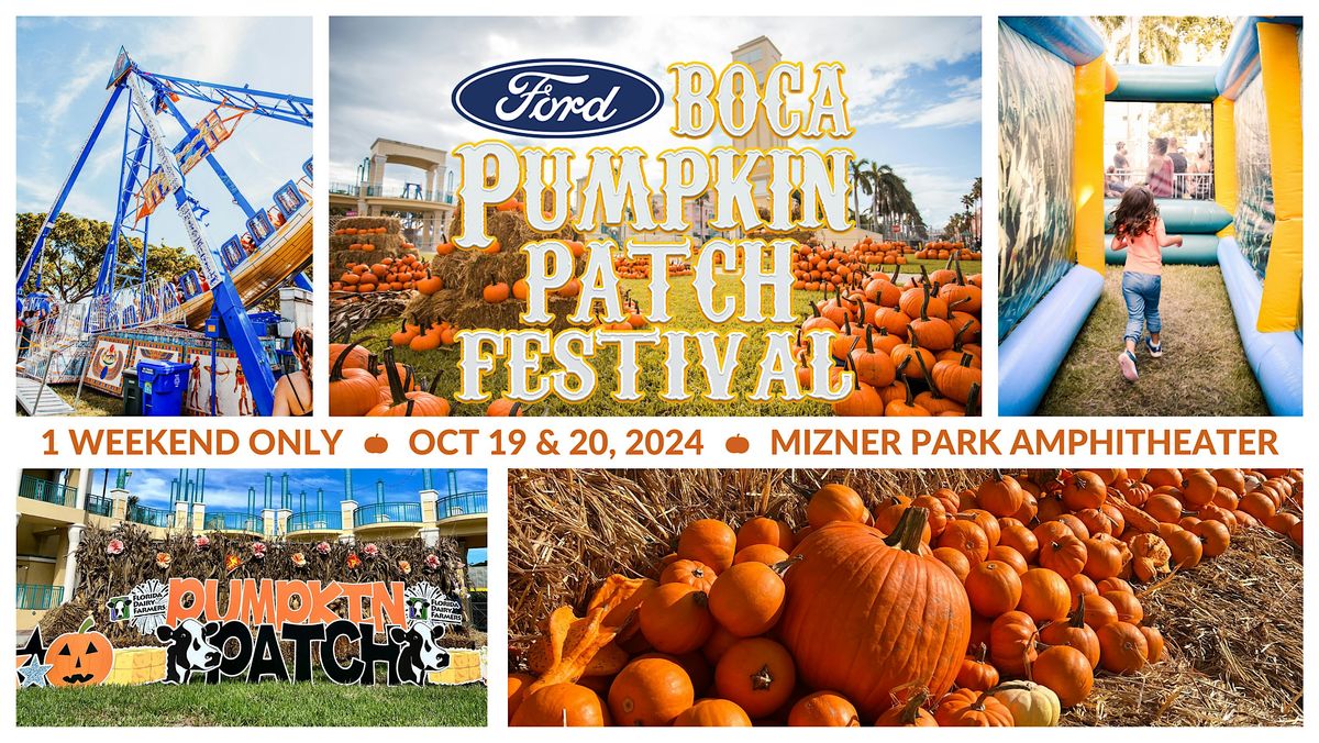 2024 Ford Boca Pumpkin Patch Festival | Mizner Park Amphitheater, Boca ...