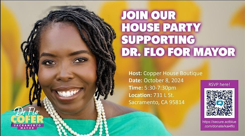 Doctor Flo House Party w/Dr Flo at 731 L St, Sacramento on 8th October, 2024