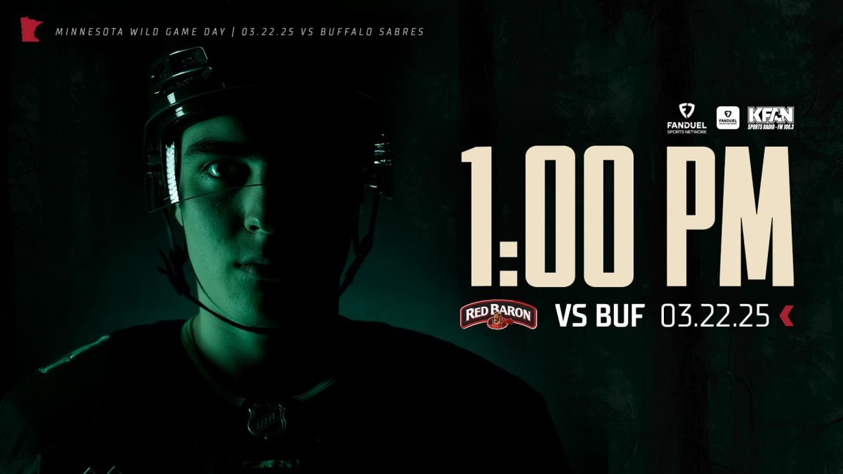 Minnesota Wild vs. Buffalo Sabres