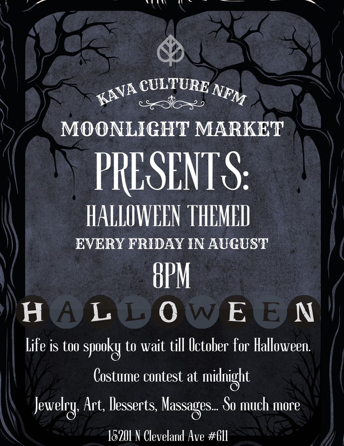 Spooky Moonlight Market Kava Culture North Ft. Myers, North Fort