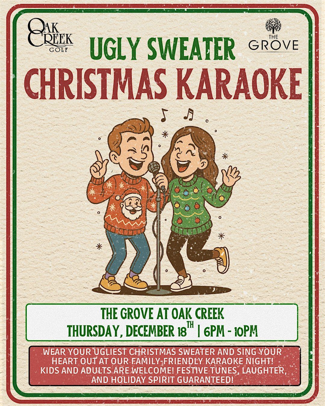 Christmas Karaoke & Ugly Sweater Contest