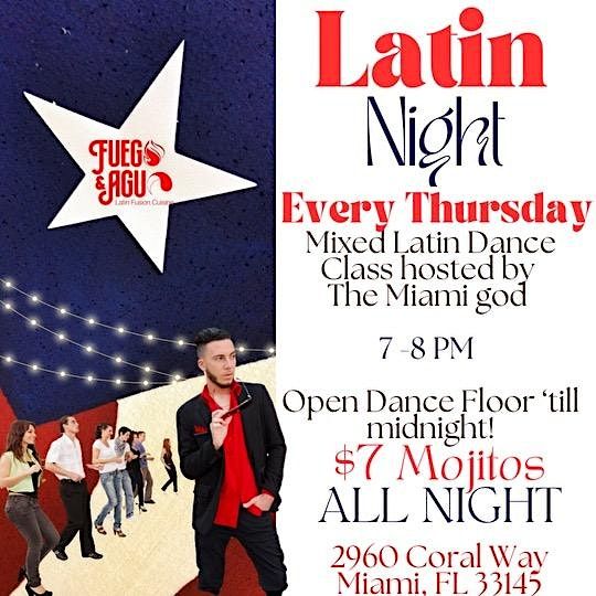 Latin Nights -- Dance Class, Specials, and Open Dance Floor!